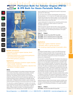 Perfusion Bath for Tubular Organs
