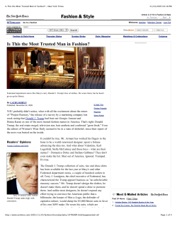 Is This the Most Trusted Man in Fashion? - New York