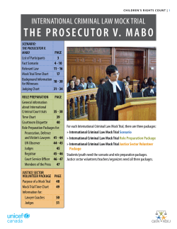 thE PRosECutoR v. MAbo