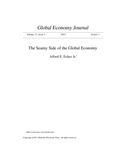 The Seamy Side of the Global Economy
