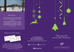 10 &pound;10 - Lanhydrock Hotel