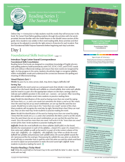 The Sunset Pond - Flyleaf Publishing