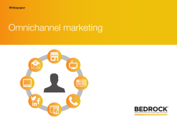 Omnichannel marketing - Bedrock Healthcare Communications