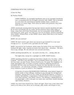 Christmas with the Coppolas