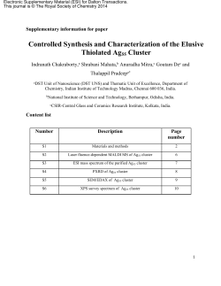 Supporting Information - DST Unit of Nanoscience