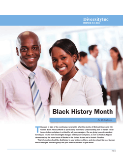 Black History Month - DiversityInc Best Practices