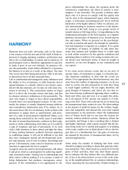 harmony - Istituto di Psicosintesi