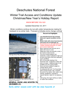 Deschutes National Forest