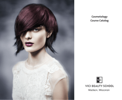 Cosmetology Course Catalog