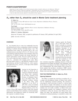 POINT`COUNTERPOINT Dm rather than Dw should be used in