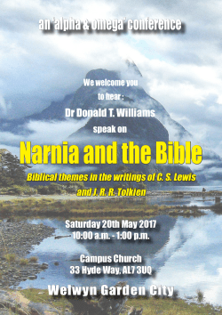 Narnia and the Bible
