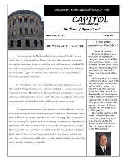 CAPITOL - Mississippi Farm Bureau Federation