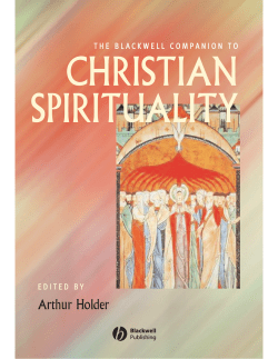 The Blackwell Companion To Christian Spirituality
