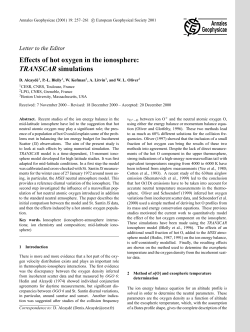 Effects of hot oxygen in the ionosphere