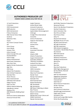 CVL Authorised List