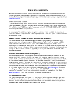 online banking security