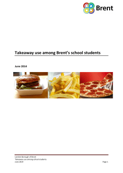 Brent takeaway survey final