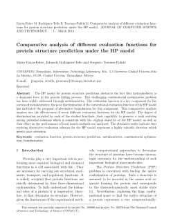 Comparative analysis of different evaluation functions for protein