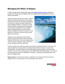 Managing the Water at Niagara
