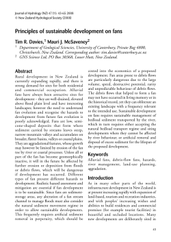 Principles of sustainable development on fans