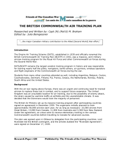 pdf The British Commonwealth Air Training Plan