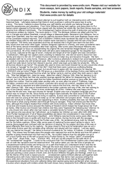 The Unredeemed Captive was a brilliant attempt to pull toget