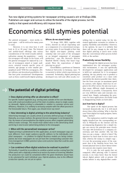Economics still stymies potential - WAN-IFRA