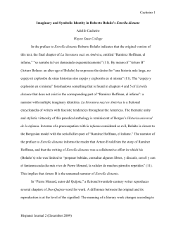 In the preliminary statement to Estrella distante