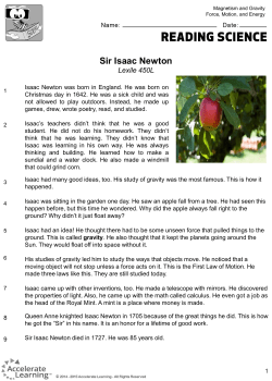 Sir Isaac Newton
