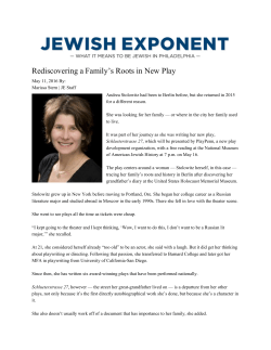 to view - National Museum of American Jewish History