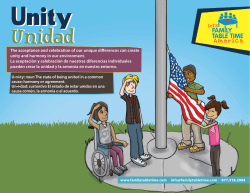 Unidad - Week of the Family