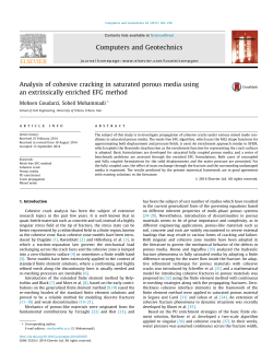 Analysis of cohesive cracking in saturated porous media using an