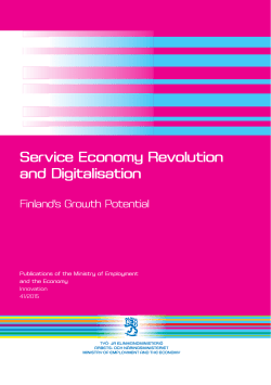 Service Economy Revolution and Digitalisation