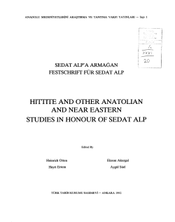 Parts of Trees in Hittite According to a Medical Incantation Text (KUB