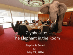 Glyphosate - Tufts Self-Serve Blogs and Websites.