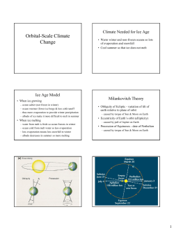 Orbital Changes