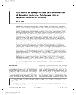 An analysis of homogenization and differentiation of Canadian