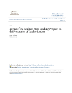 Impact of the Southern State Teaching Program on