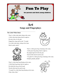 Songs and Fingerplays