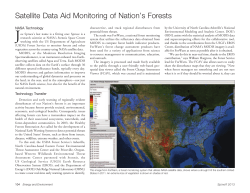Satellite Data Aid Monitoring of Nation`s Forests - ForWarn