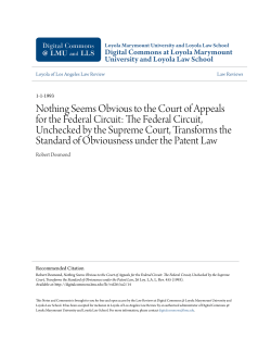 Nothing Seems Obvious to the Court of Appeals for the Federal Circuit