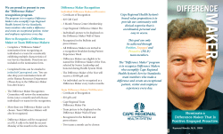 nomination form - Cape Regional Health System