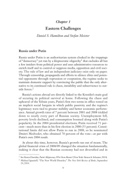 Chapter 1 - Center for Transatlantic Relations