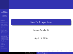 Reed`s Conjecture