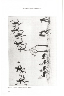 ABORIGINAL HISTORY 1981 5:1 Plate 1: Chinese sketch by Tommy