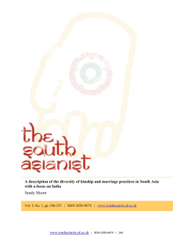 A description of the diversity of kinship and marriage practices in
