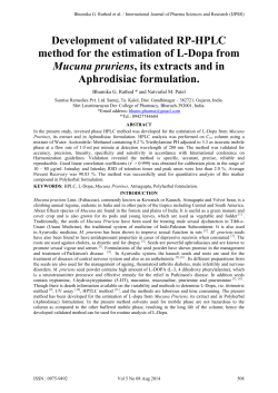 Development of validated RP-HPLC method for the estimation of L