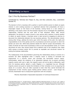 Can I Fire My Business Partner?