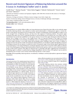 Molecular Biology and Evolution
