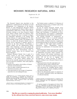 Mohawk Research Natural Area